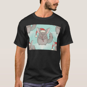 Camiseta navidades chinchillas