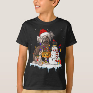 Camiseta Navidades chinos de perros callejeros Snowman Xmas