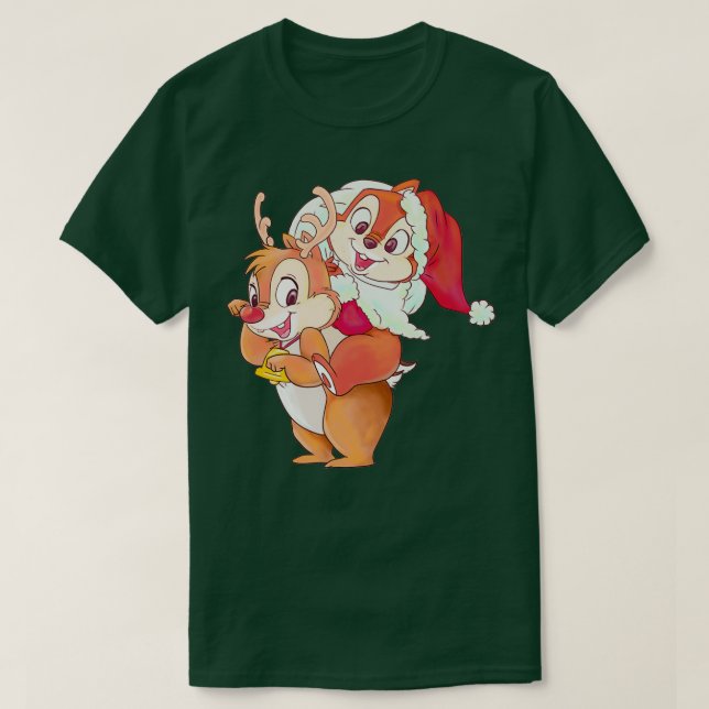 Camiseta Navidades Chip amp Dale (Diseño del anverso)