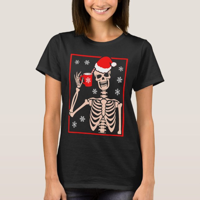 Camiseta Navidades Chocoholic Cacao Caliente Choco Bebe Cho (Anverso)