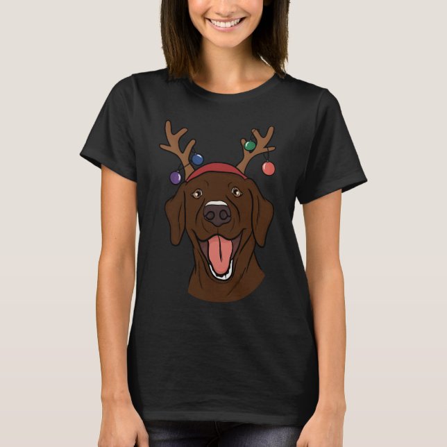 Camiseta Navidades Chocolate Lab (Anverso)