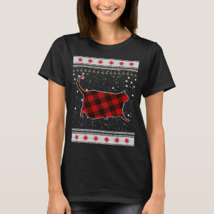 Camiseta Navidades Chonk de animales de la Red Plaid Sweate