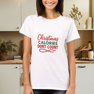 Camiseta Navidades citan dieta divertida