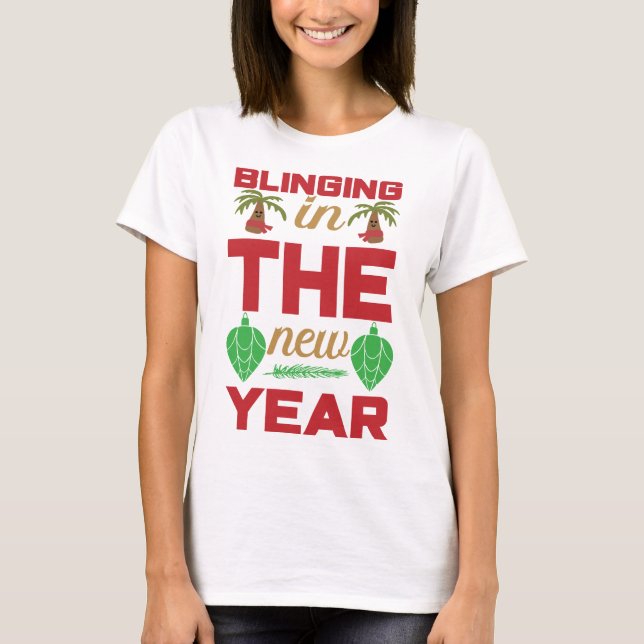 Camiseta Navidades citan la combinación de diseño (Anverso)