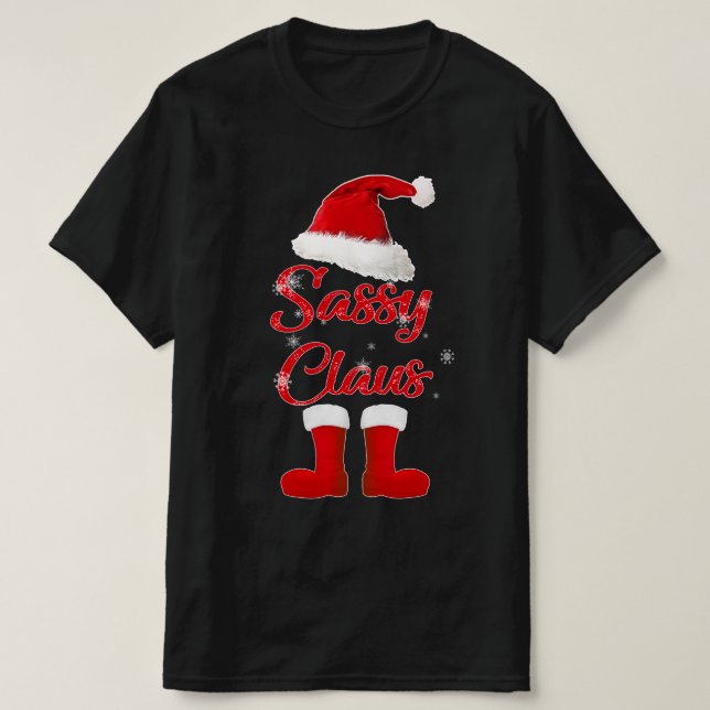 Camiseta navidades clandestinos de claus (Diseño del anverso)
