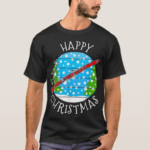 Camiseta Navidades Clarinet, Clarinetista y músico Woodwind