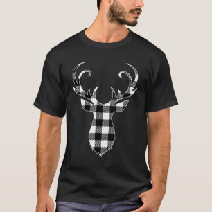 Camiseta Navidades Clásicos Blancos Negros Tapado De Búfalo