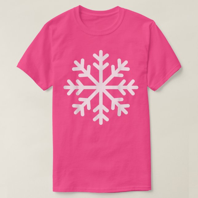 Camiseta Navidades clásicos invierno traje de copo de nieve (Diseño del anverso)