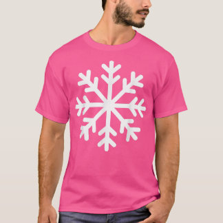 Camiseta Navidades clásicos invierno traje de copo de nieve
