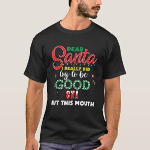 Camiseta Navidades CNA Enfermera Graciosa Querido Papá Noel