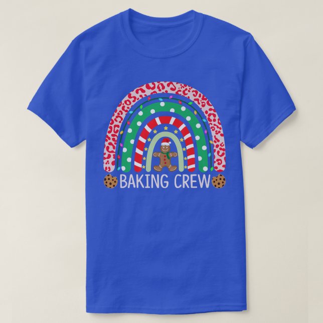 Camiseta Navidades cocinando arcoiris jingerbread Crew (Diseño del anverso)