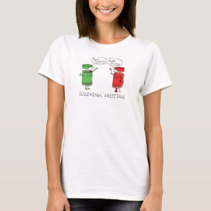 Camiseta Navidades cocinando especias divertidas para el ch