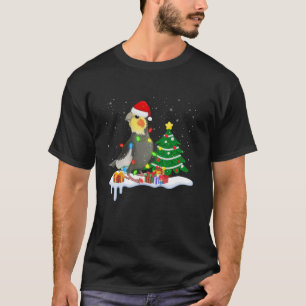 Camiseta Navidades Cockatiel Lover Santa Cockatiel Christma