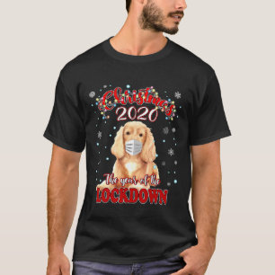 Camiseta Navidades Cocker Dorado Spaniel Dog Quarantine 20