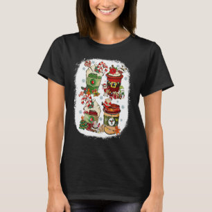 Camiseta Navidades Coffee Latte Cosy Winter Santa Xmas Coff