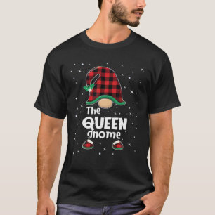 Camiseta Navidades coincidentes de Queen Gnome Buffalo Plai