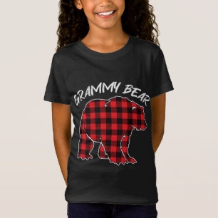 Camiseta Navidades coincidentes Pajama Gift Red Plaid Gramm