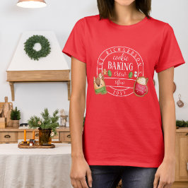 Camiseta Navidades coincidentes White Cookie Baking Crew