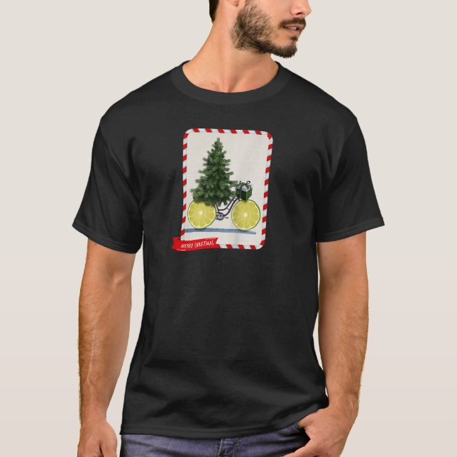 Camiseta Navidades Collage Noel Tree Navidades Garland Ligh (Anverso)