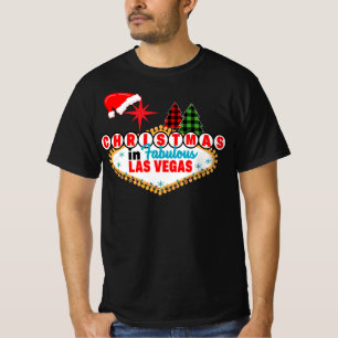 Camiseta Navidades coloridos de Las Vegas
