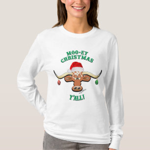 Camiseta Navidades cómicos Longhorn Steer