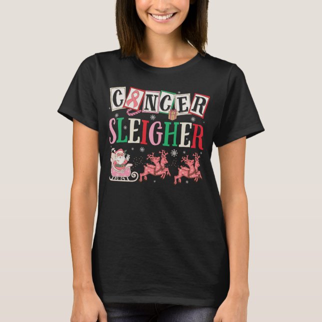 Camiseta Navidades con cáncer de cuello de útero (Anverso)