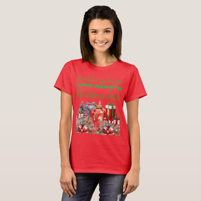 Camiseta Navidades con espíritu (Anverso completo)