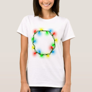 Camiseta Navidades con luces redondas
