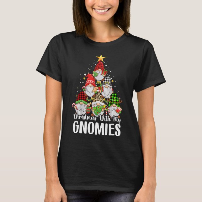 Camiseta Navidades Con Mi Familia Gnomies Pajamas Gnome Tre (Anverso)
