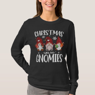 Camiseta Navidades Con Mi Gnome De Gnomies De Búfalo Rojo