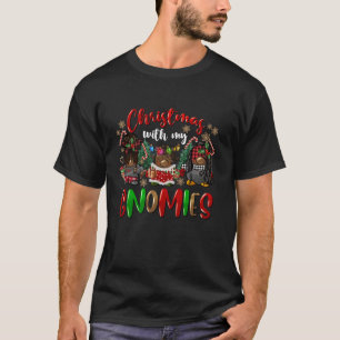 Camiseta Navidades con mi gnomo afroamericano
