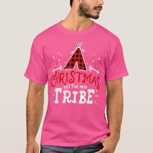 Camiseta Navidades con mi regalo familiar de búfalo de trib