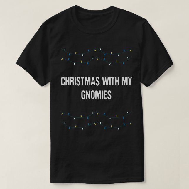 Camiseta Navidades Con Mis Gnomies Amigos Navidades De Xmas (Diseño del anverso)