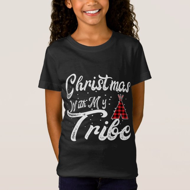 Camiseta Navidades Con Ropa De Mi Tribu (Anverso)