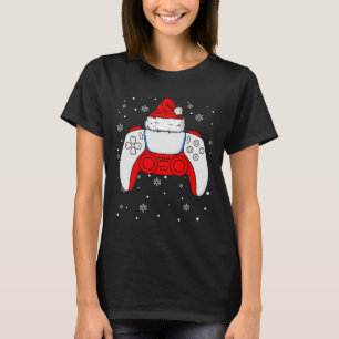 Camiseta Navidades Controlador Santa Gamer Niños Adolescent