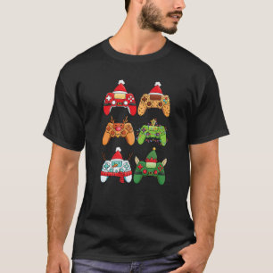 Camiseta Navidades Controladores de juegos de ciervos de Sa
