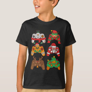 Camiseta Navidades Controladores de juegos de ciervos de Sa