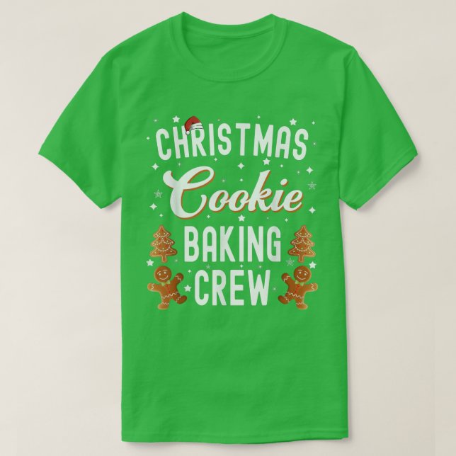 Camiseta Navidades Cookie Baking Crew (Diseño del anverso)