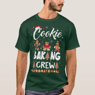 Camiseta Navidades Cookie Baking Crew Divertidas Navidades