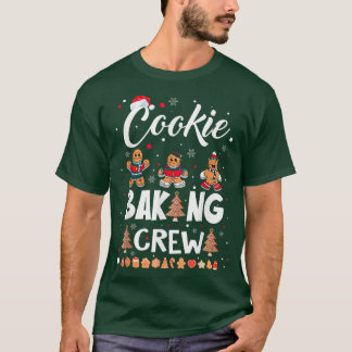 Camiseta Navidades Cookie Baking Crew Divertidas Navidades 
