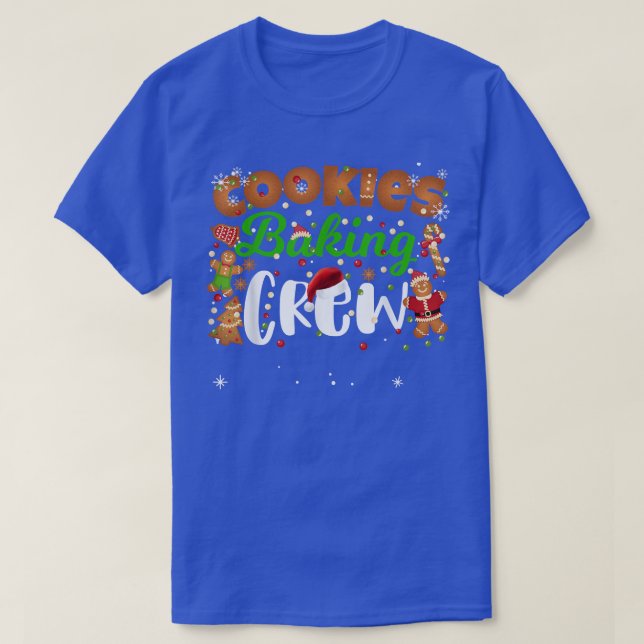 Camiseta Navidades Cookie Baking Crew Familia Funny Concord (Diseño del anverso)
