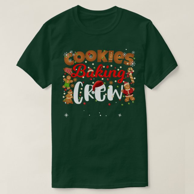 Camiseta Navidades Cookie Baking Crew Familia Funny Concord (Diseño del anverso)