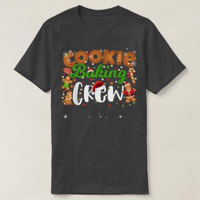 Camiseta Navidades Cookie Baking Crew Familia Funny Concord (Diseño del anverso)