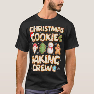 Camiseta Navidades Cookie Baking Crew Familia Matando Navid