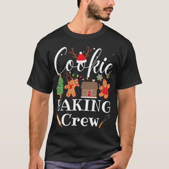 Camiseta Navidades Cookie Baking Crew Family Baking Team Fu (Anverso)