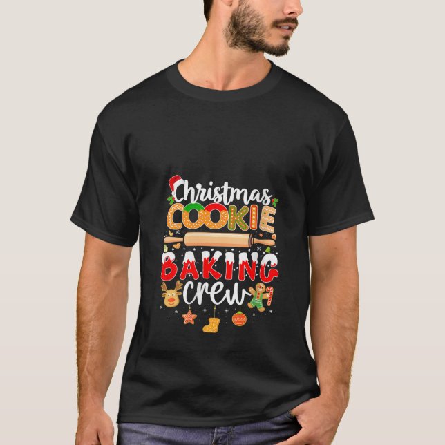 Camiseta Navidades Cookie Baking Crew Funny Cookie Xmas Hol (Anverso)