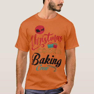 Camiseta Navidades Cookie Baking Crew Gingerbread Team Sant