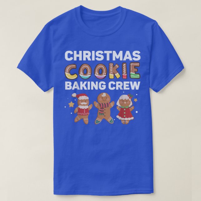 Camiseta Navidades Cookie Baking Crew Gingerbread Team Sant (Diseño del anverso)