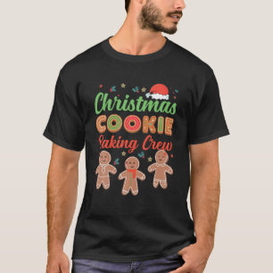 Camiseta Navidades Cookie Baking Crew Gingerbread Team Sant