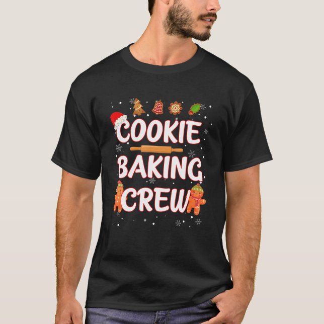 Camiseta Navidades Cookie Baking Crew Navidades Holi (Anverso)